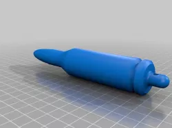 50 Cal bullet keychain