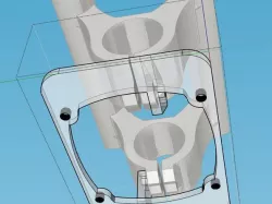 60mm fan mount for Mostly Printed CNC / MultiTool