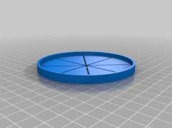 Agar plate sectoring stencil/template