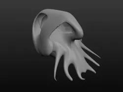 Alien Squid Skull