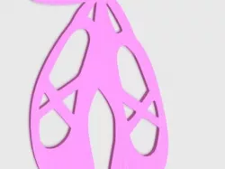 Ballet Shoes Pendant