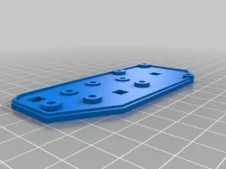 Brush Deck Side Gearbox Cover for the Roomba 5xx Series (green chm)