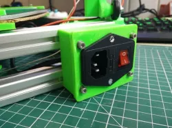 Case for Power inlet with switch for Kossel 2020
