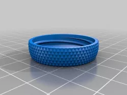 Container with Knurled Lid (26mm x 26mm)