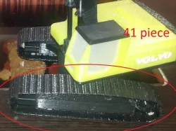excavator wheels chain