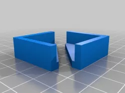 Flashforge Glass Bed Corner Bracket (Square Corners)