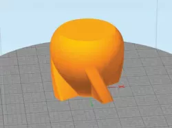 FOOT VASE 1123