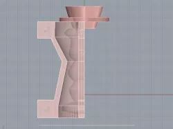 Four part 3D printed mold