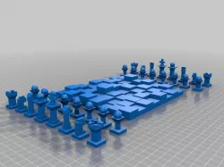Full 3D Chess Set