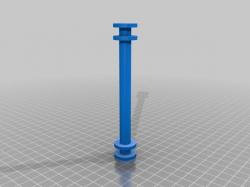 Universal stand-alone filament spool holder (Fully 3D-printable