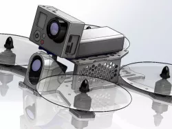 Gopro & Xiaomi Yi generic strap-on mount