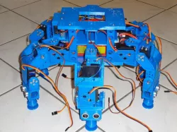 Hexapod "Gilbert300" : Arduino Mega 2560 based 3d printed 6 legs robot