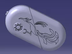 illusionist pendant