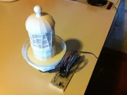 Improved LED simulation Green Cape Lighthouse model