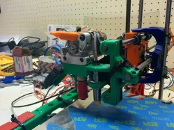 Improved Tri Rod Mod Extruder Mount (Printrbot Simple 1405)