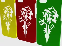 Iphone 6 King Lion 2 Swords