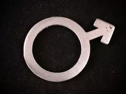 Iron Male Mars Symbol