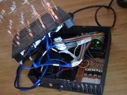 LED Cube with 3D printed base