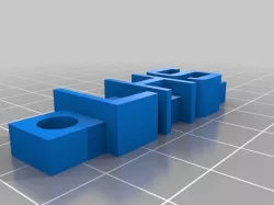 LHS Keychain Blocky
