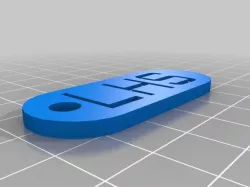 LHS Keychain Round Tag