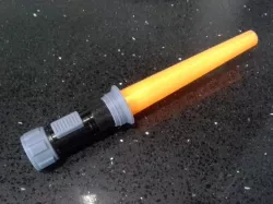 Mini Lightsaber from Harbor Freight Flashlight