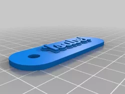 My Customized Multiline Tag or Keychain