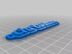 My Customized Multiline Tag or Keychain