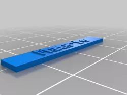 My Customized Name Plate
