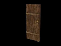 Old medieval door