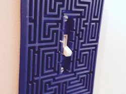 Overlook maze from The Shining as a switch plate.