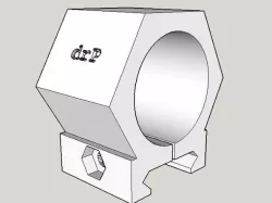 Picatinny Mount, Flashlight, 30mm diameter