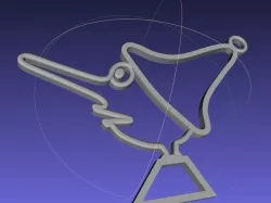 Portachiavi di Pinocchio per il 27° giugno 2015 a Nottambula 2015 a Pescia....