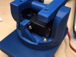 Servo driven ball raced & geared pan/tilt