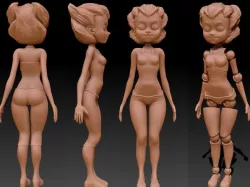 Action Figure Girl - Posable!