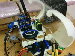 Antivibration plate for Aleppo-200 UAV