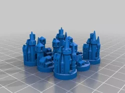 [Better] 3D Catan Round Game Pieces