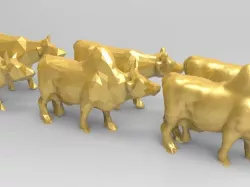 Brahman Bull and Moo Cow