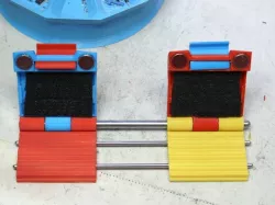 Butt soldering wire holder.