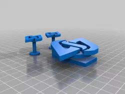 CLG set- Belt Buckle & Cuff links Added Side clip