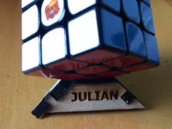 Customizable Laser-Cut Cube Stand