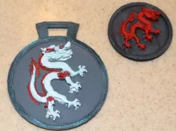 Dragon Coin and Medallion for IceFire Book by Lara Steele