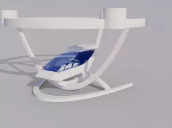 Elegant Passenger Drone - Vertical Take-off and Landing Aircraft
