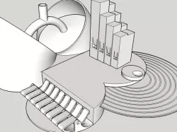 Hand Pumped Single Octave Pipe Organ