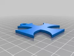 Iron Cross Keychain
