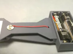 LED Light for cardboard box (3D Printer Heat shroud) with momentary push button