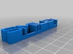 My Customized 3D name plate
