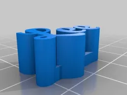 My Customized 3D name plate - Lee