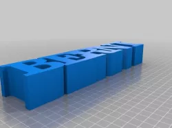 My Customized 5 Letters in a Row