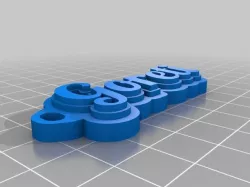 My Customized Multiline Tag or Keychain