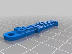 My Customized Multiline Tag or Keychain
